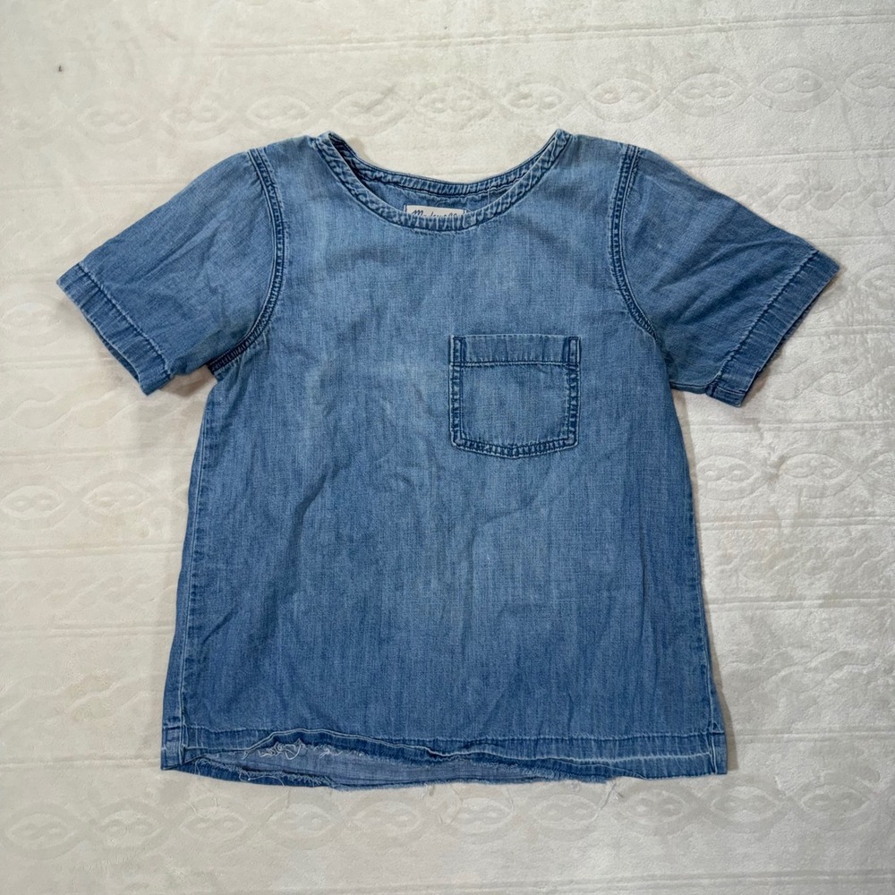 Madewell‎ short-sleeve chambray shirt